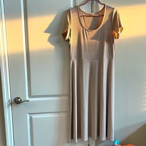 Old Navy Striped Midi Dress